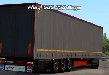 Прицеп Fliegl SDS350 Megaверсия 2.4.5 для Euro Truck Simulator 2 (v1.56.x)