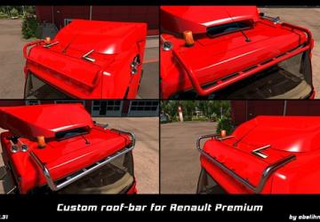 Roofbar for Renault Premiumверсия 1.4.7 для Euro Truck Simulator 2 (v1.51.x, - 1.56.x)