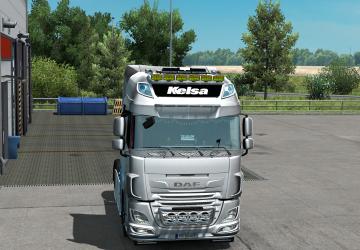 Kelsa Lightbars for DAF XF105 & 106версия 2.2.7 для Euro Truck Simulator 2 (v1.51.x, - 1.56.x)