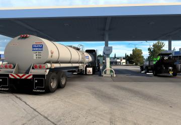 Mack RS700L & Fruehauf Tankerверсия 1.7 для American Truck Simulator (v1.52)