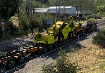 Etnyre Lowboy Black Hawkверсия 4.2 для American Truck Simulator (v1.51.x)