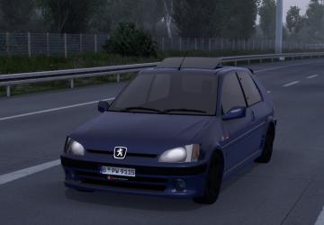 Peugeot 106 Rallyeверсия 1.4 для American Truck Simulator (v1.51.x)