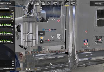 Stickers & Decalsверсия 1.6 для American Truck Simulator (v1.50.x, 1.51.x)