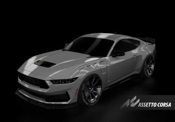 Sayrx Ford Mustang Dark Horse 2025 | Blacked-out Specsv5.5 для Assetto Corsa