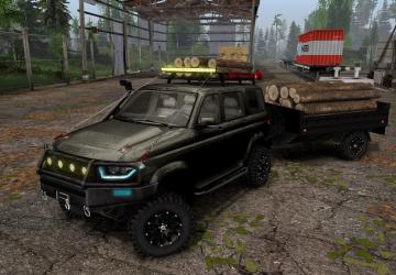 Уаз Патриот (uaz 3163) Off Roadверсия 0.1 для SpinTires (v03.03.16 - v1.7.1)