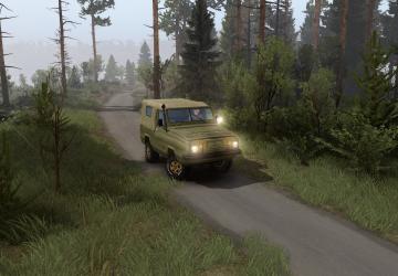 УАЗ-3907 «Ягуар» / UAZ-3909 «Jaguar»версия 1.1 для SpinTires (v03.03.16)