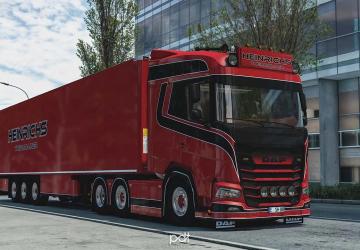 DAF XG Heinrichs Thermolinerверсия 5.0 для Euro Truck Simulator 2 (v1.56.x)