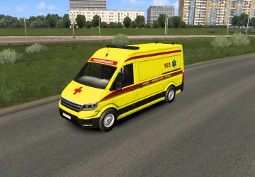Police & Ambulance Extended Packверсия 1.56.1 для Euro Truck Simulator 2 (v1.53-1.56)