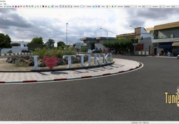 Tunisia Mapверсия 1.2 (06.10.25) для Euro Truck Simulator 2 (v1.56.x)