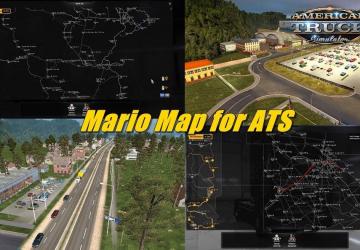 Mario Mapверсия 1.51 для American Truck Simulator (v1.51.x)