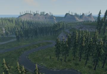 Карта «Forest Roads»версия 1.01 для BeamNG.drive