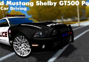 Ford Mustang Shelby GT500 Policeверсия 08.10.20 для City Car Driving (v1.5.9, 1.5.9.2)