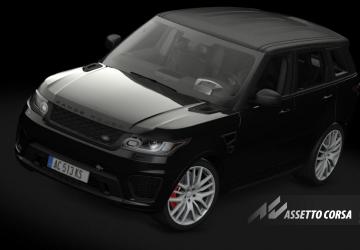 Range Rover Sport SVRверсия 0.99 для Assetto Corsa