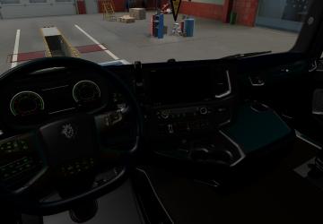 Кожаный люкс интерьер для Scania R 2016 v3.0v3.0 для Euro Truck Simulator 2 (v1.56+)