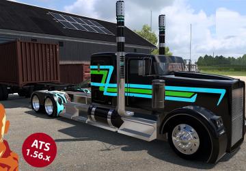 Kenworth Phantomверсия 1.1 для Euro Truck Simulator 2 (v1.56.x)