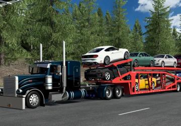 Sun Valley Car Carrierверсия 1.1 для American Truck Simulator (v1.50.x)