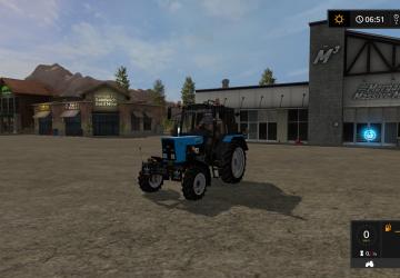 МТЗ 82 Беларусверсия 1.1 для Farming Simulator 2017 (vv1.5.x)