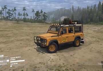 Текстуры для мода Land Rover Defenderверсия 1.2 для Spintires: MudRunner (v25.02.21)
