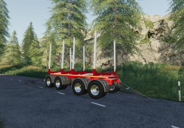 Lizard Short Timber Trailerверсия 1.0.0.0 для Farming Simulator 2019