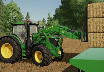 John Deere 6R Large Frameверсия 1.0.0.0 для Farming Simulator 2022
