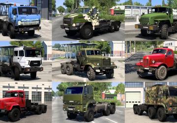 Russian Off-Road Trucks & Trailers Packверсия 1.0 для Euro Truck Simulator 2 (v1.50.x, - 1.56.x)