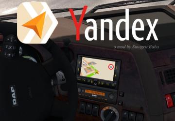 Yandex Navigatorверсия 1.1 для Euro Truck Simulator 2 (v1.55.x)