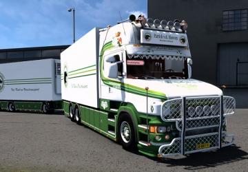 Scania T500 Tandem Patrick vd Hoevenверсия 5.0 для Euro Truck Simulator 2 (v1.55.x)