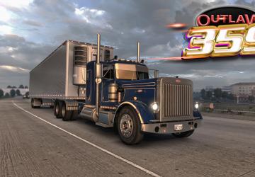 Peterbilt 359версия 1.0.5 для American Truck Simulator (v1.50.x)