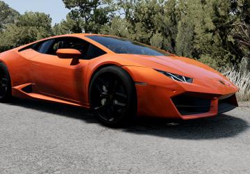 Lamborghini Huracanверсия 1.0 для BeamNG.drive (v0.35.x)