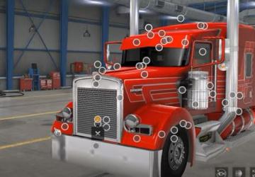 Kenworth W900L 2005версия 1.1 для American Truck Simulator (v1.50.x)