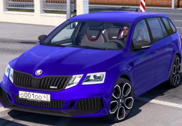 Skoda Octavia Combi 1.6 TDIверсия 1.1 для American Truck Simulator (v1.50.x)