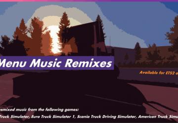 Menu Music Remixesверсия 08.06.24 для American Truck Simulator (v1.50.x)