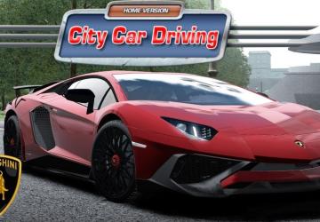 2015 Lamborghini Aventador SuperVeloce Coupev26.09.20 для City Car Driving (v1.5.9, 1.5.9.2)