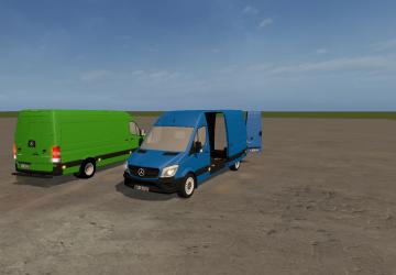 Mercedes Sprinter 2014 LWB 319версия 1.0 для Farming Simulator 2017 (v1.5.3.1)