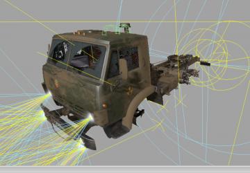 КамаЗ 4310 ВОЯКАверсия 1.0 для Farming Simulator 2017 (v1.3.x)