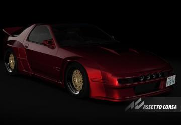 Mazda RX-7 GT-X Rocket Bunnyверсия 1.1.1 для Assetto Corsa