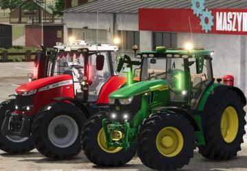 John Deere 6R Large Frameверсия 1.0.0.0 для Farming Simulator 2025