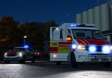 MAN TGE Ambulanceверсия 1.0.0.1 для Farming Simulator 2025