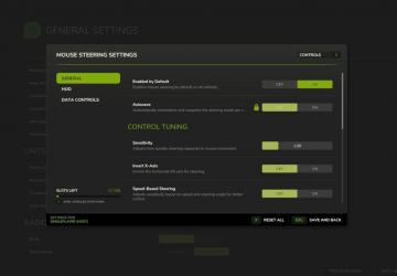 Mouse Steeringверсия 1.3.0.0 для Farming Simulator 2025