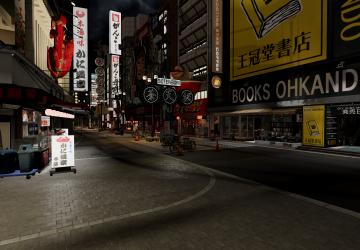 Карта «Sotenbori, Osaka (Yakuza Like A Dragon)»v1.0 для BeamNG.drive (v0.35.x)