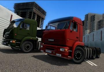 КамАЗ 6460 + 3 полуприцепаверсия 1.0 для City Car Driving (v1.5.9, 1.5.9.2)