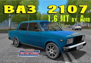 ВАЗ 2107 1.6 MT by Amb1версия 10.09.20 для City Car Driving (v1.5.9, 1.5.9.2)
