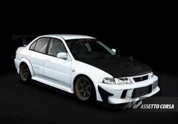 1999 Mitsubishi Lancer Evolution Vверсия 1.2 для Assetto Corsa
