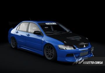Mitsubishi Lancer Evolution IX GSR 2005 Trackv0.99 для Assetto Corsa
