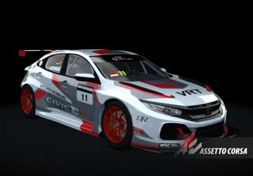 Honda Civic Type R TCR FK7версия v1.1 для Assetto Corsa