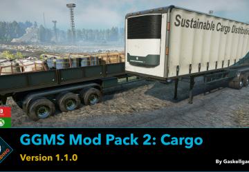 GGMS Trailer Pack 2 (Cargo)версия 1.1.0 для SnowRunner (v20.0)