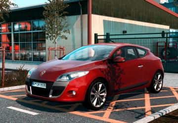 Renault Megane 3 Coupe 2013версия 1.1 для Euro Truck Simulator 2 (v1.55.x, 1.56.x)