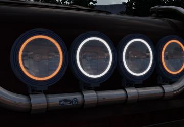 Boreman Round LED Light Packверсия 1.0 для Euro Truck Simulator 2 (v1.55.x, 1.56.x)