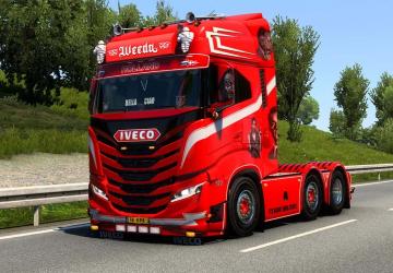 Iveco S-Way Weeda Transportверсия 1.2 для Euro Truck Simulator 2 (v1.51.x, - 1.55.x)
