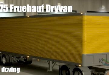 Fruehauf Dryvan 1975версия 1.1 для American Truck Simulator (v1.49.x, 1.50.x)